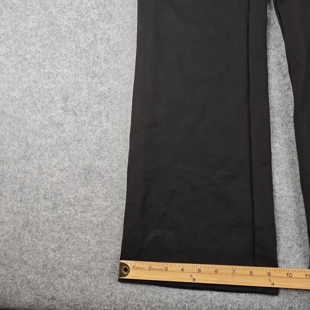 Quince Ultra Stretch Ponte Bootcut Pants Women's Small Black Pull On - Picture 2 of 10